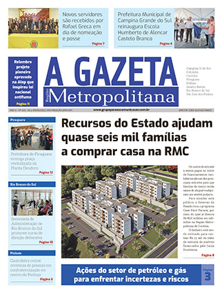 A Gazeta Região Metropolitana</br>Edição 335 7 A Gazeta Região Metropolitana - Edição 335