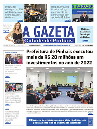 A Gazeta Cidade de Pinhais</br>Edição 644 1 A Gazeta Cidade de Pinhais - Edição 644