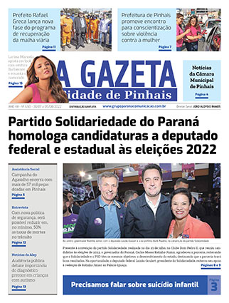 A Gazeta Cidade de Pinhais</br>Edição 650 6 A Gazeta Cidade de Pinhais - Edição 650