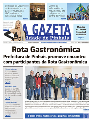 A Gazeta Cidade de Pinhais</br>Edição 653 10 A Gazeta Cidade de Pinhais - Edição 653