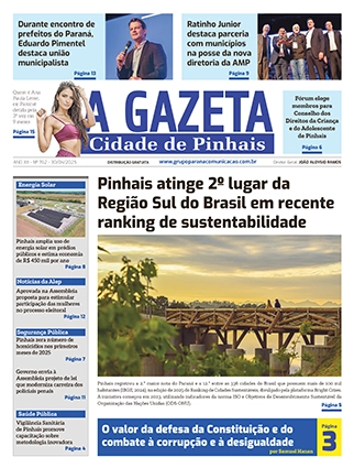 A Gazeta Cidade de Pinhais</br>Edição 762 10 A Gazeta Cidade de Pinhais - Edição 762