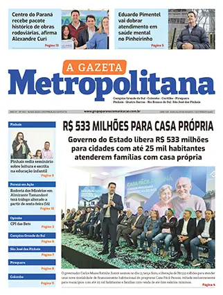 A Gazeta Região Metropolitana</br>Edição 461 6 A Gazeta Região Metropolitana - Edição 461