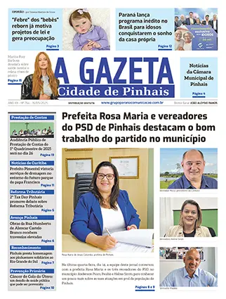 A Gazeta Cidade de Pinhais</br>Edição 764 7 A Gazeta Cidade de Pinhais - Edição 764