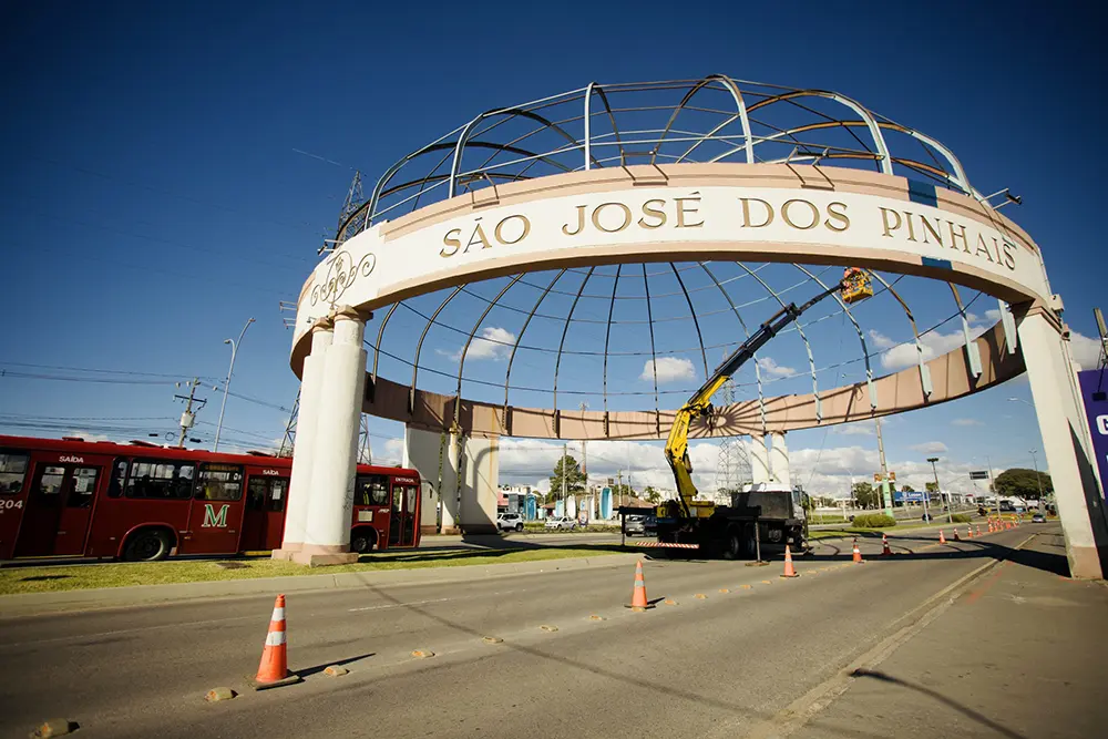 Portal de entrada de São José dos Pinhais passa por revitalização após quase 20 anos 6 portal sao jose pinhais